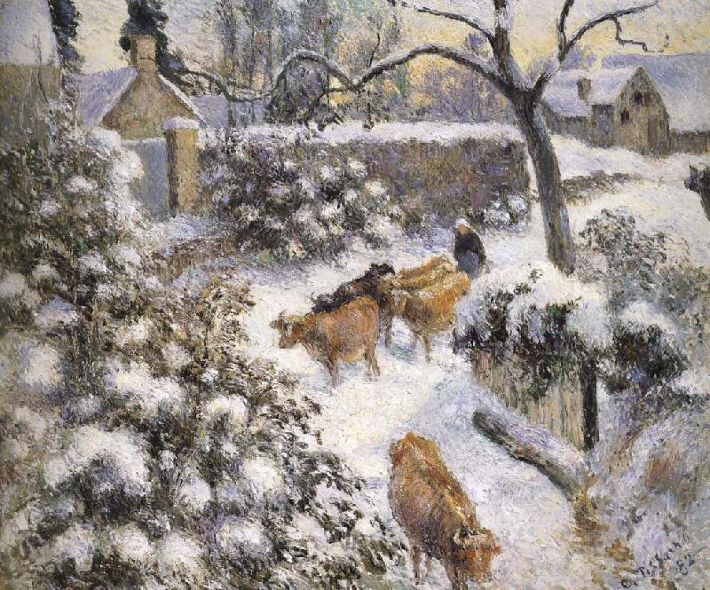 Camille Pissarro Snow